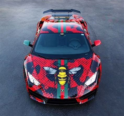 gucci car wrap